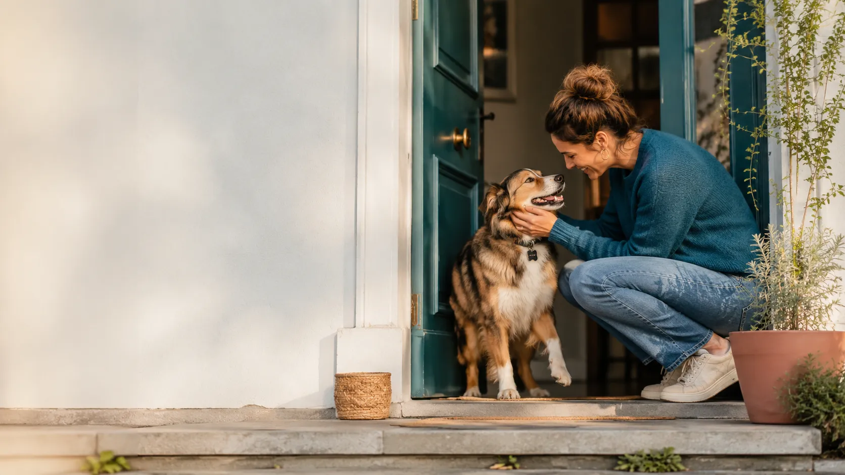 Chien et chat protégés par les badges UFoundMe! présentés pour la campagne Ulule